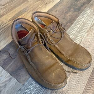 Twisted X Tan Leather Chukka Boots